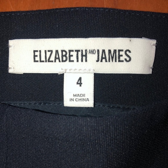 Elizabeth and James Navy Pants - Picture 4 of 5